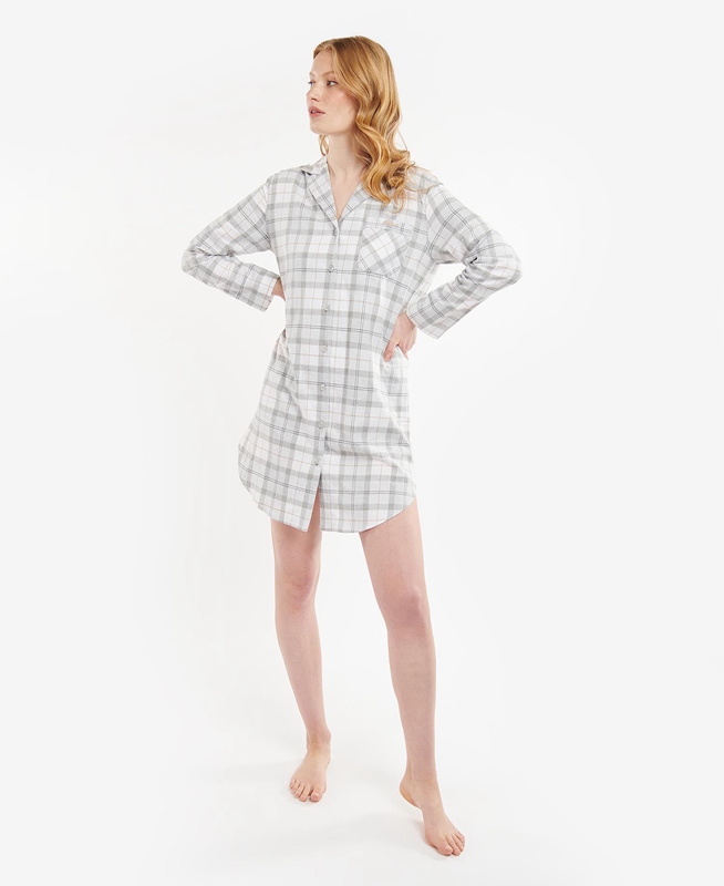 Barbour Etta Nightshirt Női Hálóruha Szürke | 821375-RWN