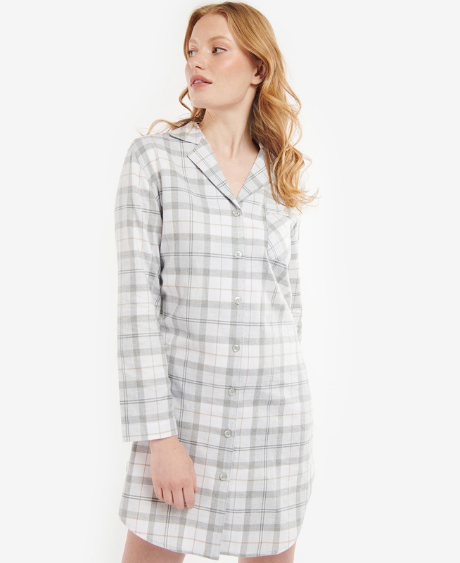 Barbour Etta Nightshirt Női Hálóruha Szürke | 821375-RWN
