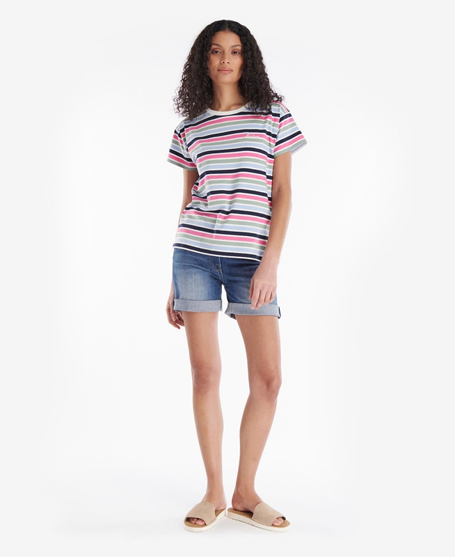 Barbour Evergreen Top Női Póló Színes | 930584-ACN