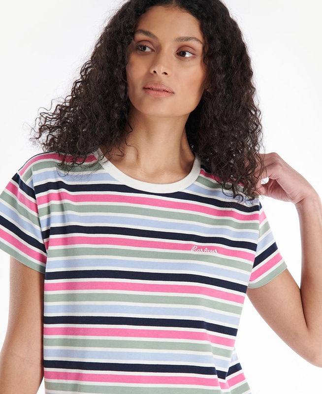Barbour Evergreen Top Női Póló Színes | 930584-ACN