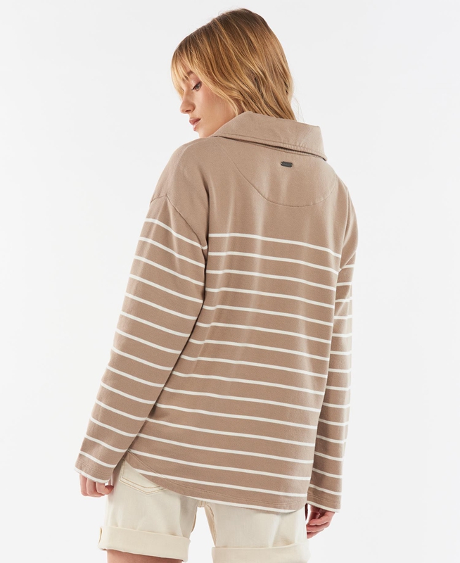 Barbour Explorer Ember Női Pulóverek Bézs | 958723-YHO