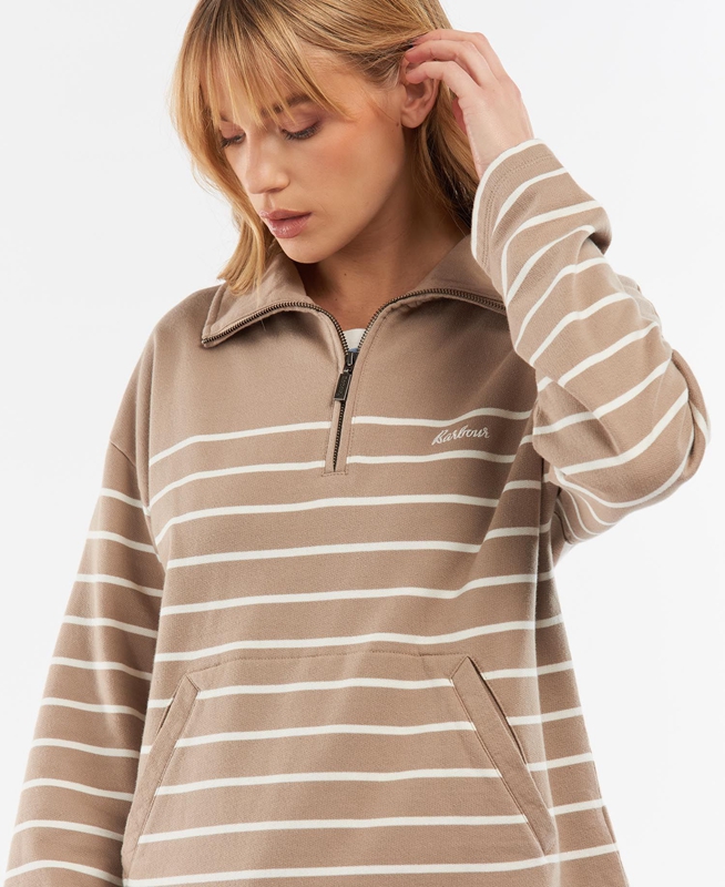 Barbour Explorer Ember Női Pulóverek Bézs | 958723-YHO