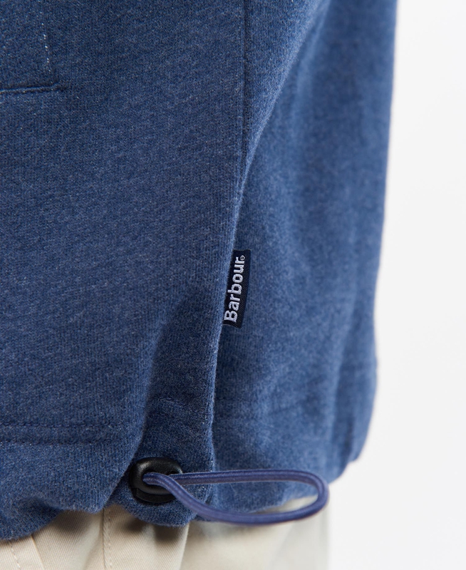 Barbour Explorer Shotley Half Zip Férfi Pulóverek Kék | 375418-BAJ