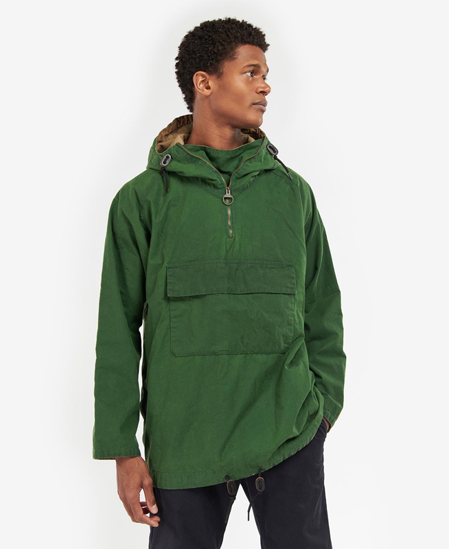 Barbour Explorer Twig Pullover Férfi Alkalmi Dzsekik Zöld | 824709-TVR