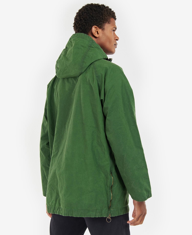 Barbour Explorer Twig Pullover Férfi Alkalmi Dzsekik Zöld | 824709-TVR