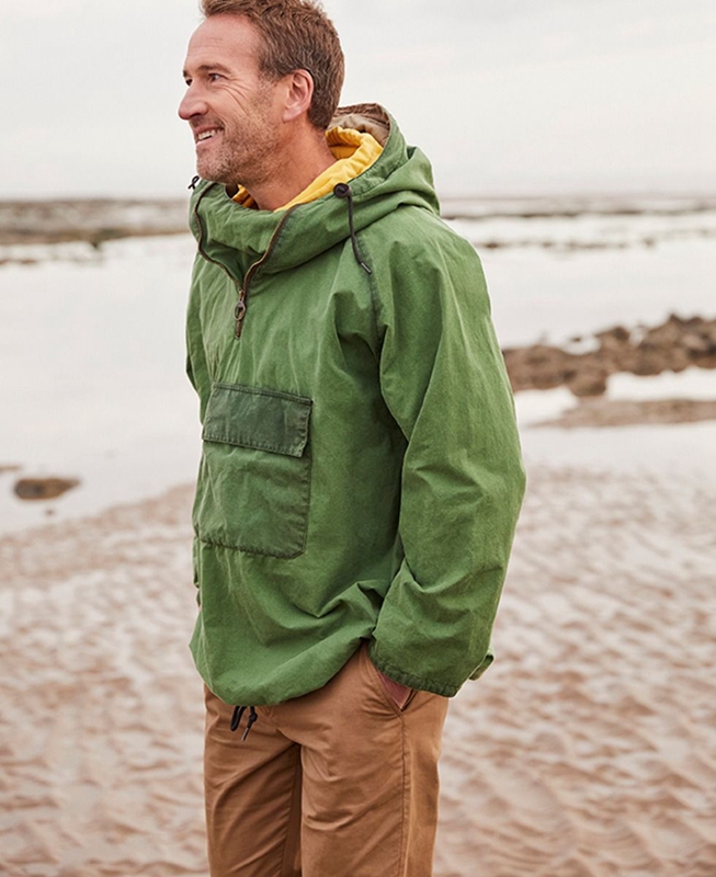 Barbour Explorer Twig Pullover Férfi Alkalmi Dzsekik Zöld | 824709-TVR