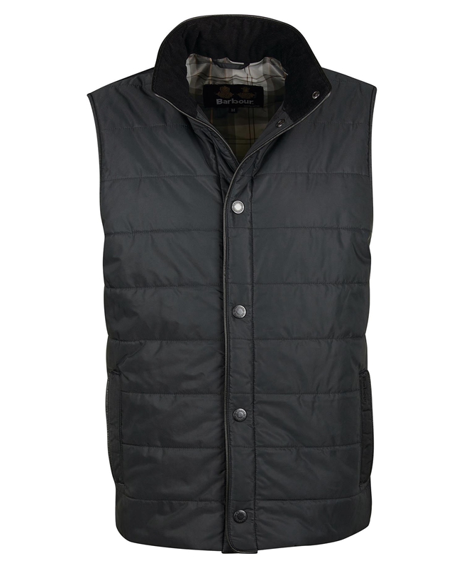 Barbour Farnham Férfi Mellény Fekete | 453891-JOC