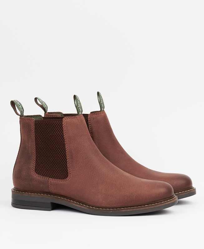 Barbour Farsley Férfi Csizma Barna | 426307-CXG