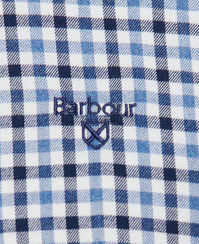 Barbour Finkle Tailored Férfi Ingek Kék | 472309-PGN
