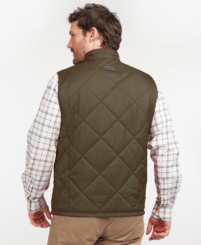 Barbour Finn Férfi Mellény Zöld | 983172-YLH
