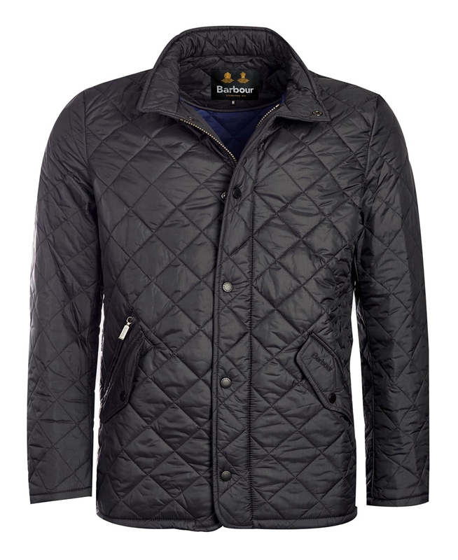 Barbour Flyweight Chelsea Férfi Vattázott Kabát Fekete | 428360-TKP