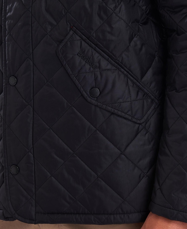 Barbour Flyweight Chelsea Férfi Vattázott Kabát Fekete | 428360-TKP