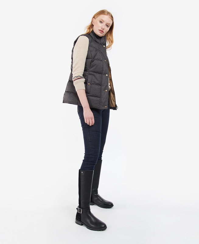 Barbour Foxglove Női Mellény Szürke | 843761-CMG