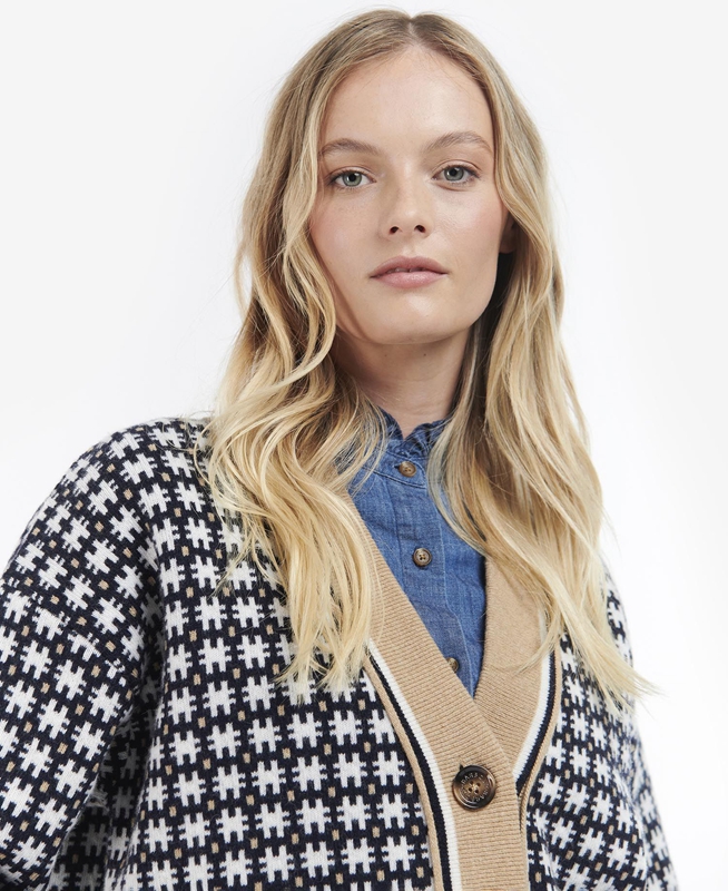 Barbour Francesca Cardigan Női Pulóverek Színes | 326980-NOP