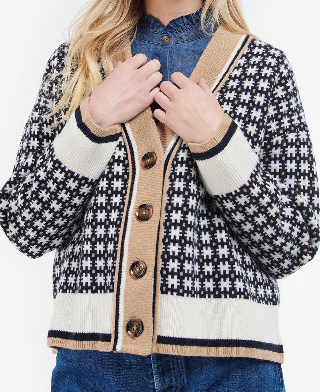 Barbour Francesca Cardigan Női Pulóverek Színes | 326980-NOP