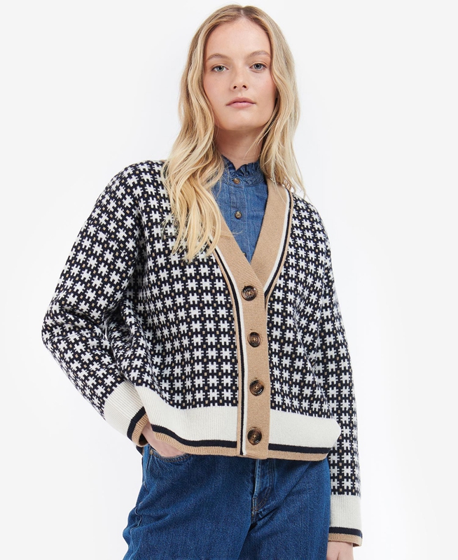 Barbour Francesca Cardigan Női Pulóverek Színes | 326980-NOP