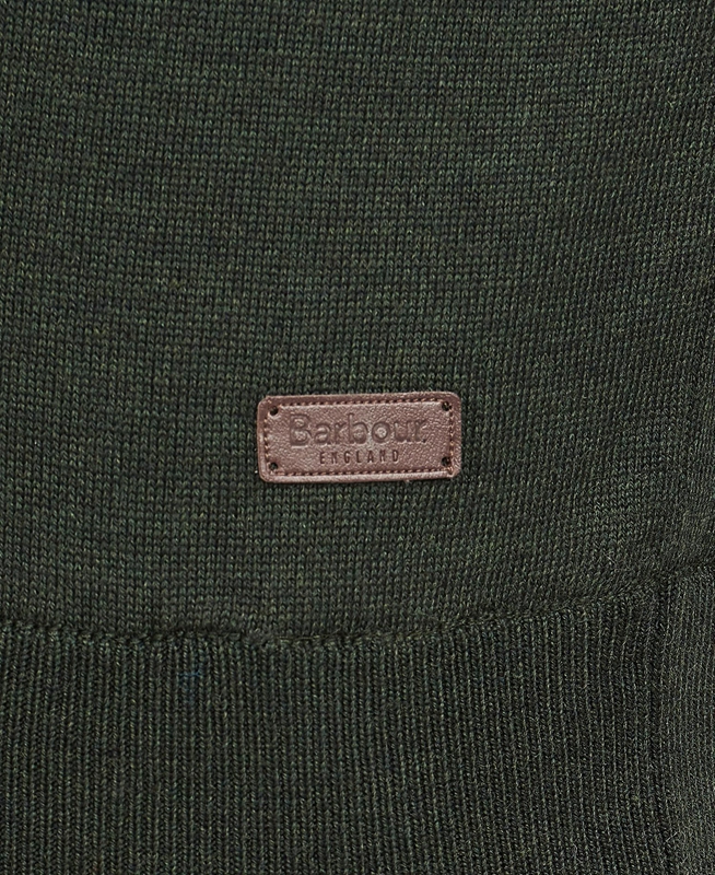 Barbour Gamlan Half Zip Férfi Pulóverek Zöld | 853279-ODB