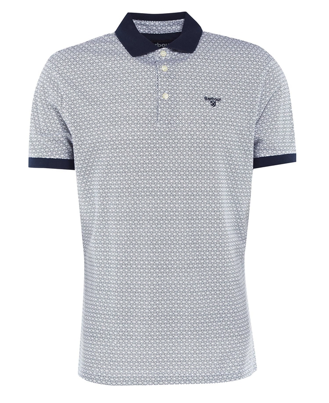 Barbour Gateside Férfi Polo shirts Kék | 902586-JZY