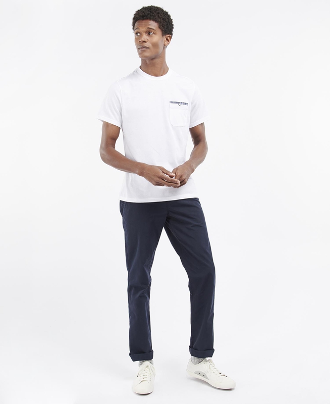 Barbour Glendale Chino Férfi Nadrág Sötétkék | 274368-EPD
