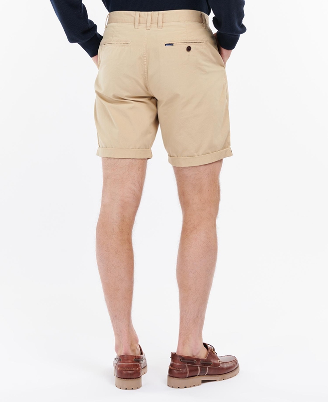 Barbour Glendale Rövid Férfi Nadrág Bézs | 705963-HXT