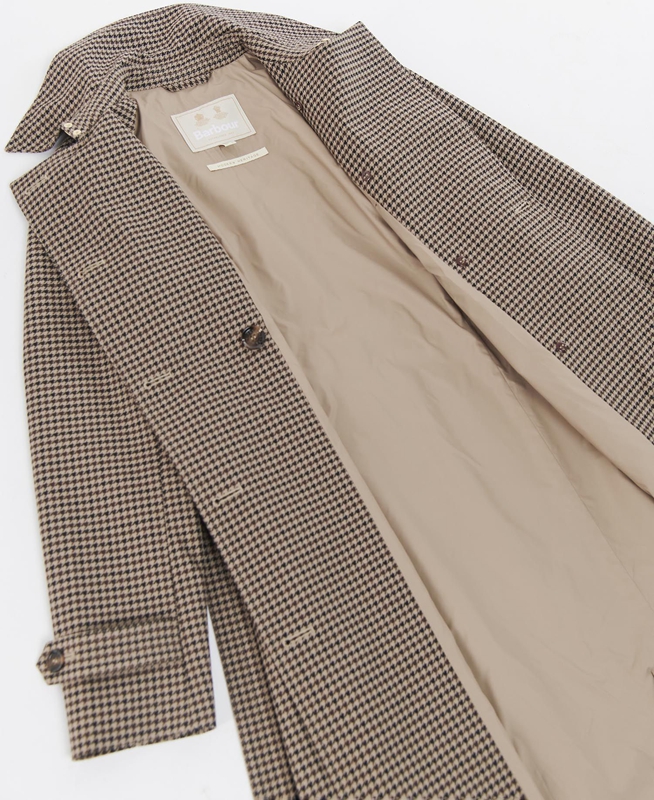 Barbour Greta Check Showerproof Női Alkalmi Dzsekik Barna | 084695-OGH
