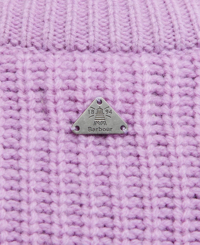 Barbour Hartley Knit Női Pulóverek Lila | 569741-CDI