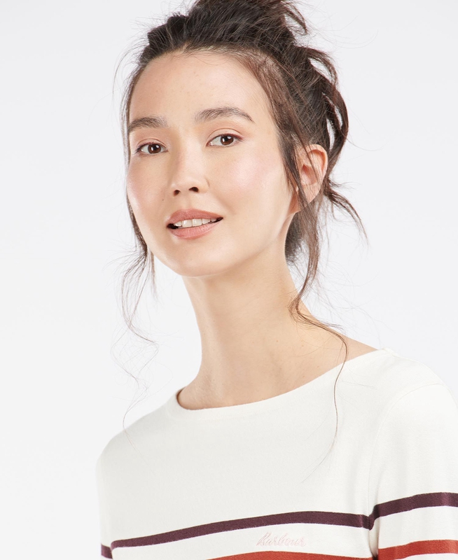 Barbour Hawkins Top Női Póló Krém | 073521-UZA