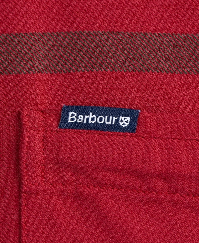Barbour Hemd Dunoon Taillored Férfi Ingek Piros | 673410-QGC