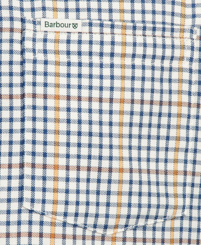 Barbour Hemd Henderson Thermo Weave Férfi Ingek Bézs | 956810-CVS