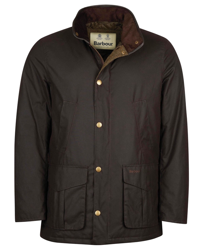 Barbour Hereford Férfi Viaszos Kabát Barna | 192563-ZWU