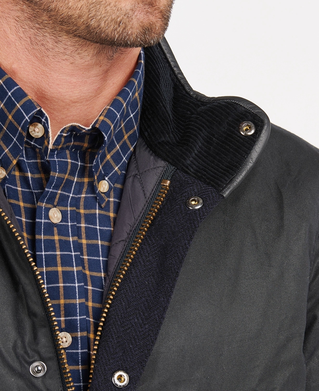 Barbour Hereford Férfi Viaszos Kabát Kék | 194263-ZSX