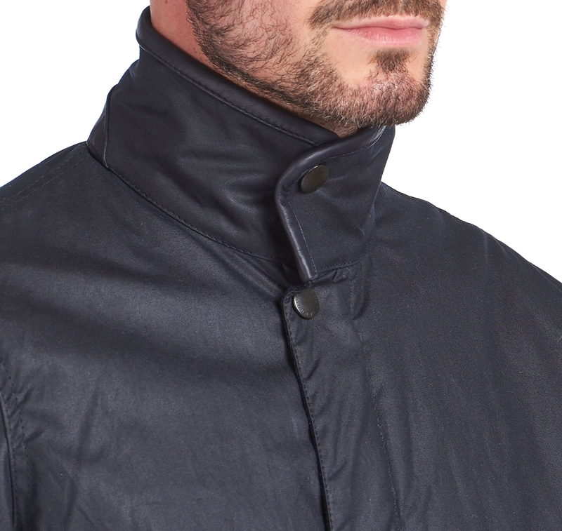 Barbour Hereford Férfi Viaszos Kabát Kék | 194263-ZSX