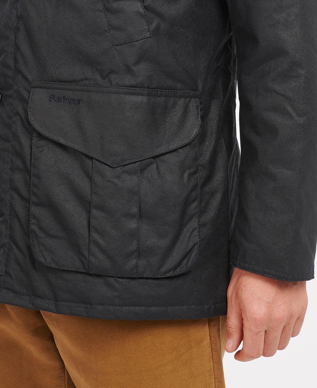 Barbour Hereford Férfi Viaszos Kabát Kék | 194263-ZSX