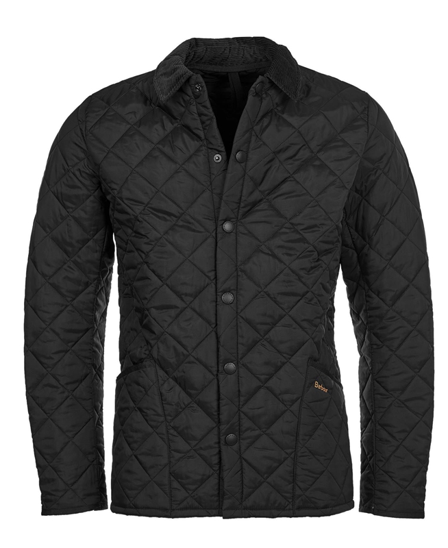 Barbour Heritage Liddesdale Férfi Vattázott Kabát Fekete | 973150-SUL