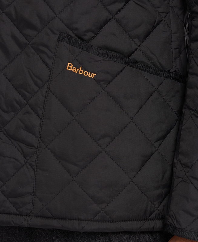 Barbour Heritage Liddesdale Férfi Vattázott Kabát Fekete | 973150-SUL