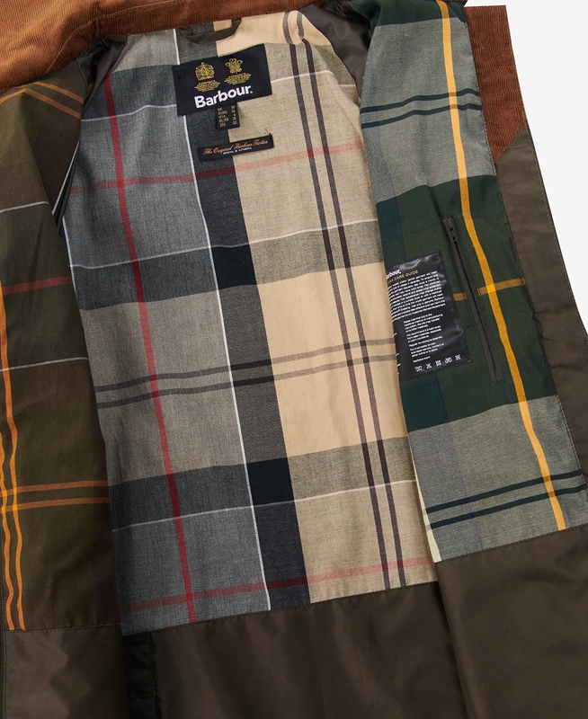 Barbour Highclere Női Viaszos Kabát Olivazöld | 524960-LEM