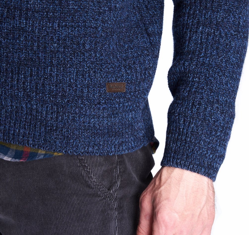 Barbour Horseford Crew Férfi Pulóverek Kék | 459820-WMO