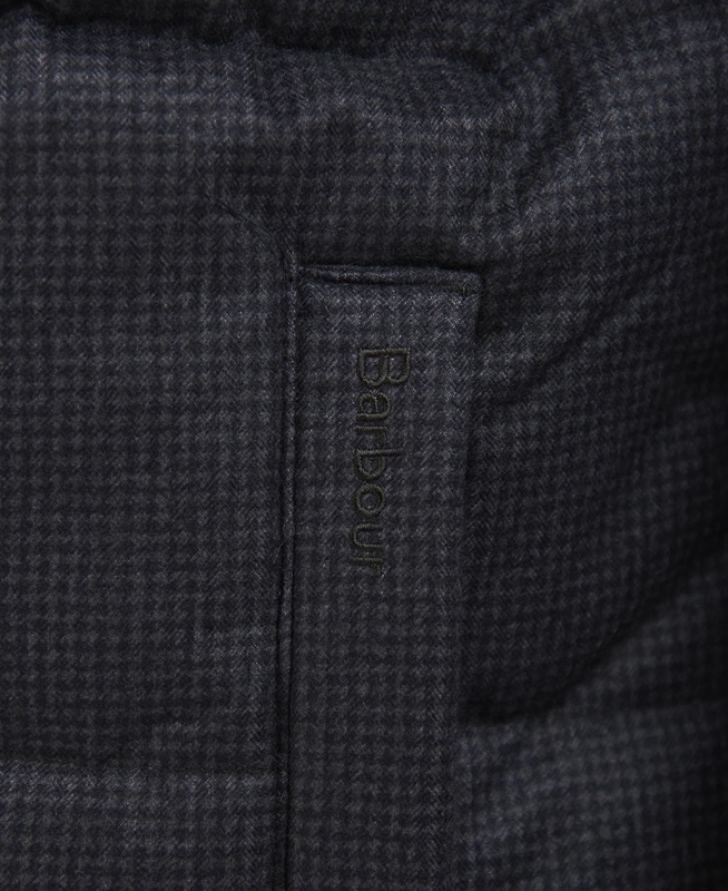 Barbour Hoxley Baffle Férfi Vattázott Kabát Fekete | 578016-KQU