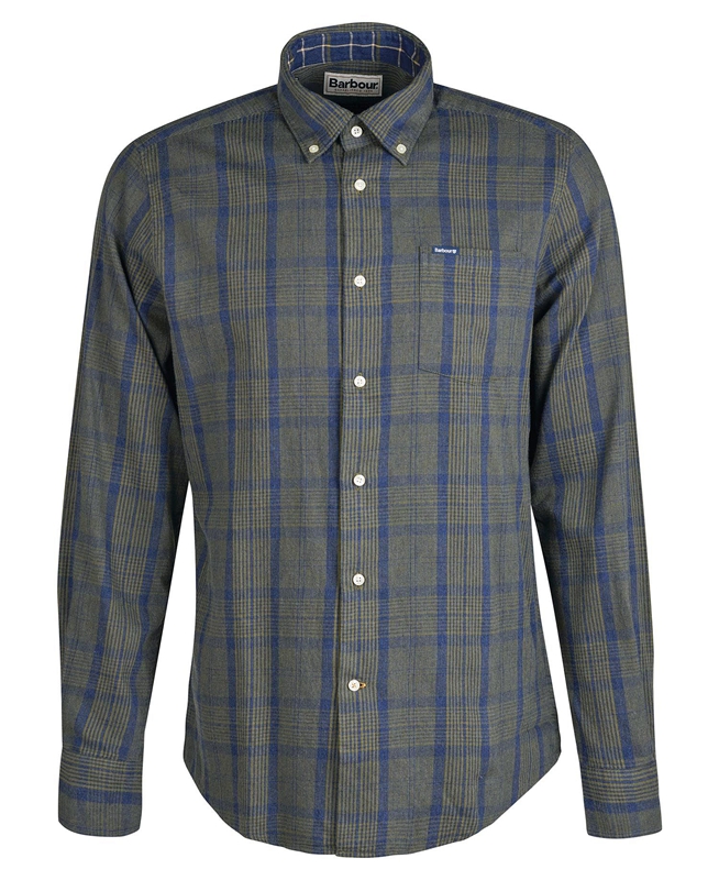 Barbour Inverbeg Tailored Férfi Ingek Szürke | 672158-SFC