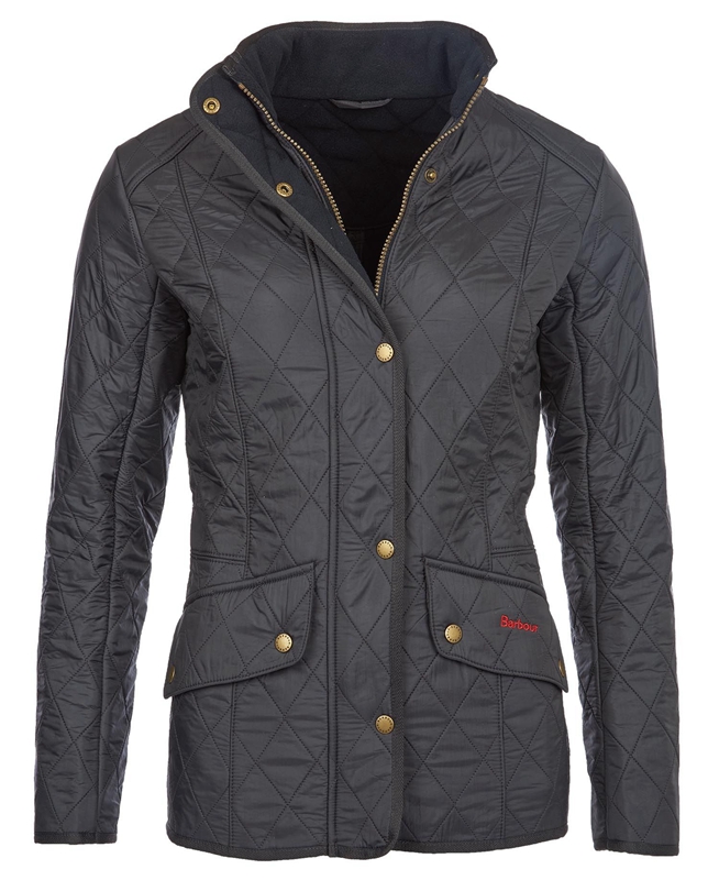 Barbour Jacke Cavalry Polarquilt Női Vattázott Kabát Fekete | 329405-FPC