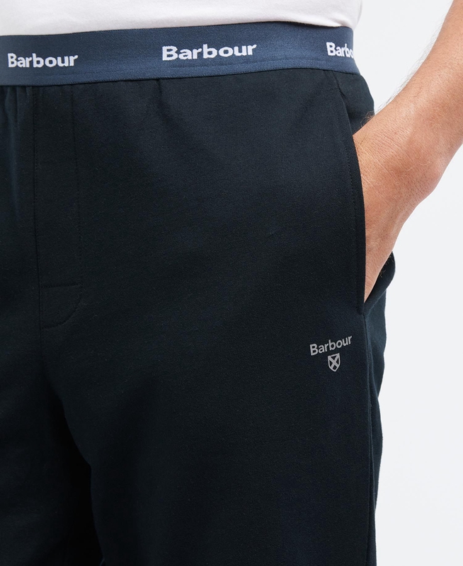 Barbour Jake Lounge Joggers Férfi Nadrág Fekete | 754861-DZL