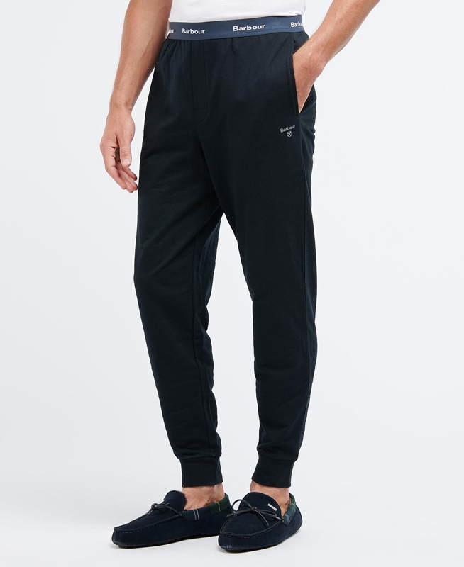 Barbour Jake Lounge Joggers Férfi Nadrág Fekete | 754861-DZL