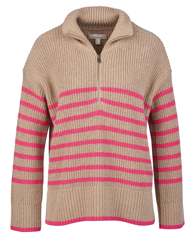 Barbour Jemima Knit Női Pulóverek Barna | 413058-DHM