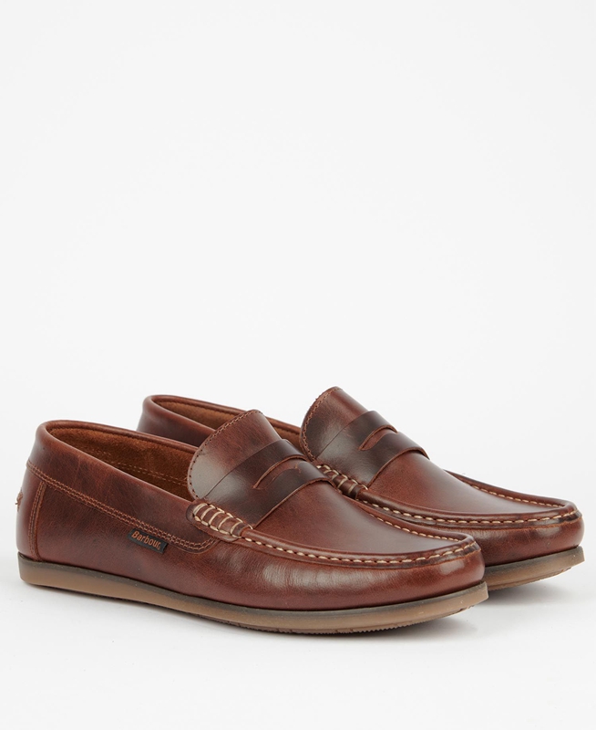 Barbour Kelson Férfi Loafer Cipő Barna | 634591-GJK