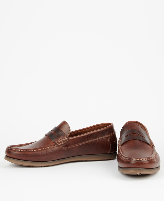 Barbour Kelson Férfi Loafer Cipő Barna | 634591-GJK