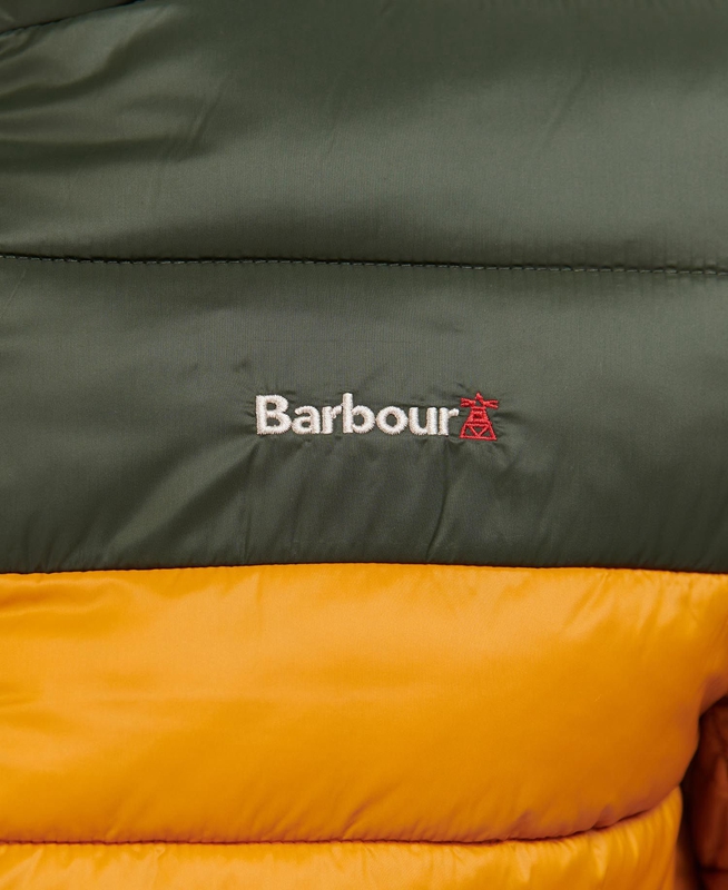 Barbour Kendle Baffle Férfi Vattázott Kabát Sárga | 091354-NQK