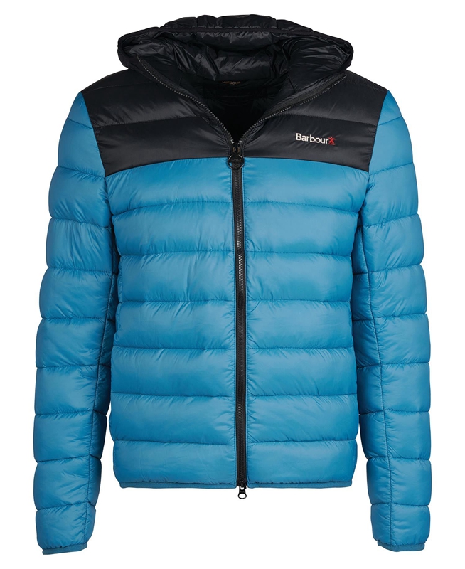 Barbour Kendle Baffle Férfi Vattázott Kabát Kék | 925817-XJI