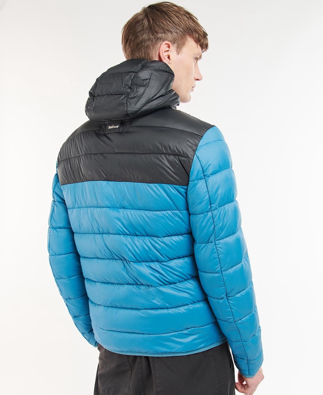 Barbour Kendle Baffle Férfi Vattázott Kabát Kék | 925817-XJI