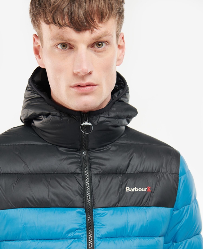 Barbour Kendle Baffle Férfi Vattázott Kabát Kék | 925817-XJI