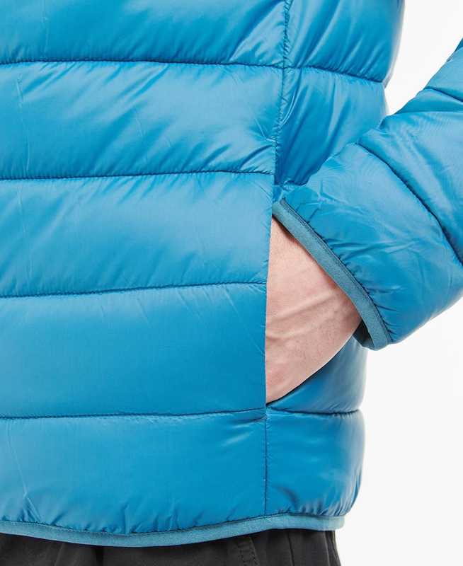 Barbour Kendle Baffle Férfi Vattázott Kabát Kék | 925817-XJI